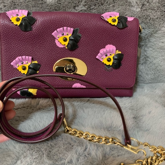 COACH LEATHER SLING BAG - Picture 2 of 11